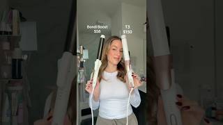 Bondi boost vs T3 125 inch curling irons✨ curlingiron hairtutorial hairshorts [upl. by Ennairak]