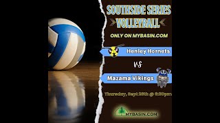 VOLLEYBALL SPECIAL COVERAGE Mazama Vikings vs Henley Hornets  September 26 2024 [upl. by Keon]