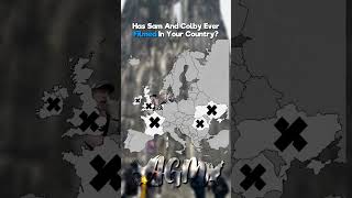 Has Sam and Colby ever filmed in your country samandcolbyfam world europe [upl. by Asilehs]