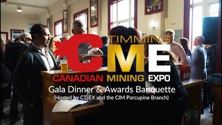 Gala Dinner and Awards Night at the Canadian Mining Expo June 7th 2022 in Timmins Ontario [upl. by Nylednarb]