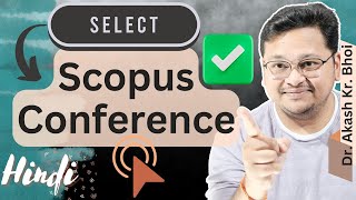 How to Find Scopus Indexed Conferences  Choose a Conference  Scopus Conference  Hindi  2023 [upl. by Crockett574]