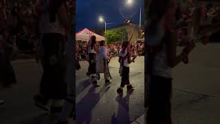 2024 Intertribal Ceremonials Night parade in Gallup New Mexico Pueblo Dance Group indigenous [upl. by Okajima764]