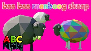 Baa Baa Reenboog skaap  Kleuterrympies en kinderliedjies [upl. by Lorrin]