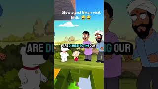 Brian and Stewie visit India 😂 [upl. by Ahsiekat]