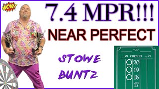 STOWE BUNTZ  World Record Setting Performance  Darts [upl. by Musetta]