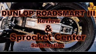 The Truth about the Dunlop Roadsmart 3  Review  and Sprocket Center [upl. by Ahtibat441]