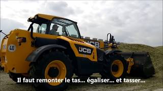 Ensilage 2013 2è JCB 53670 et 53170 Charmont SBarbuise 10 [upl. by Gerald]