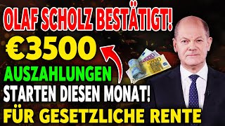 Gesetzliche Rentenversicherung kündigt 3500 € Einmalzahlung an – Auszahlung beginnt indiesem Monat [upl. by Aihsyn943]