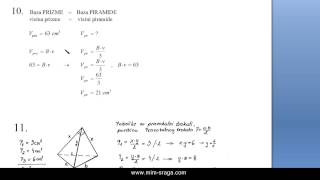 Piramida riješeni zadaci iz školske zbirke  poglavlje 72 zadatak br 10  Matematika 2 [upl. by Anilok]