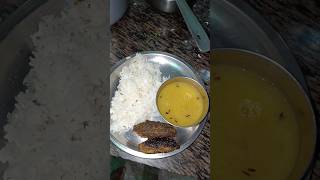 Daal Chawal Karela ka Bharwa shorts ytshorts minivlog trending virlvideo food [upl. by Shanta]