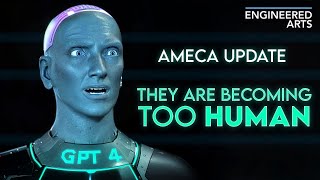 Upgraded AMECA Shows Shocking Signs of Human Emotions [upl. by Gibbie706]