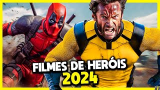 7 FILMES DE SUPER HERÓIS MAIS ESPERADOS DE 2024 [upl. by Femi]