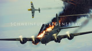 Schweinfurt  Regensburg Raid  War Thunder Movie [upl. by Aidyn]