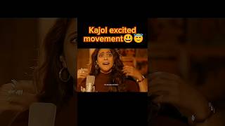 kajol excited movement😯😲 Kajol lovely singing scene❤️🥰youtubeshorts [upl. by Celisse]