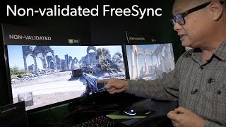 What does a nonvalidated FreeSync gaming monitor look like [upl. by Caty]