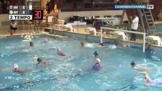 Pallanuoto Femminile A2  Tubisider Cosenza VS Ortigia Siracusa  23032014 [upl. by Ralaigh]