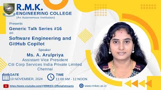 Generic Talk Series 16 on Software Engineering and GitHub Copilot [upl. by Jeunesse]