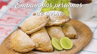 COMO PREPARAR EMPANADAS PERUANAS DE CARNE  COMIDA PERUANA  RECETA DE ACOMERPE [upl. by Pega352]