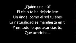 UN ANGEL COMO EL SOL TU ERES  EROS RAMAZZOTTI Letra [upl. by Noryak]