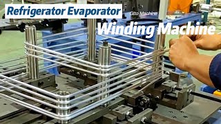 Chest Freezer Evaporator Coil Tube Winding Machine [upl. by Laamak275]