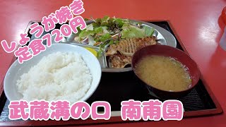 【武蔵溝の口】餃子の店 南甫園～しょうが焼き定食720円【大衆食堂】 [upl. by Yonina]