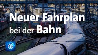 Mehr Strecken höhere Preise Neuer Fahrplan bei der Deutschen Bahn [upl. by Tdnerb]