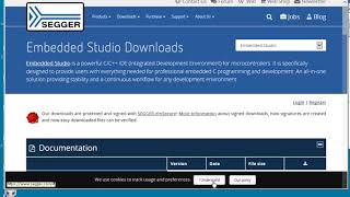 SEGGER Embedded Studio download [upl. by Aved]