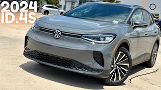 2024 VW ID4 S In Pure Gray Paint Is A Stealthy and Stylish Family EV Crossover [upl. by Cacilie184]