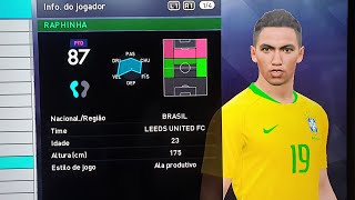 Cópia de base RAPHINHA PES 2018 [upl. by Lechner242]