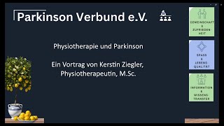 ParkinsonSchule Folge 113 Physiotherapie und Parkinson [upl. by Nitnert180]