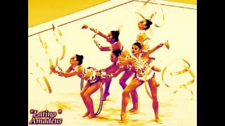 14 quotLatinoquot Music For Rhythmic Gymnastics Groups [upl. by Annaehr]