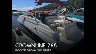 SOLD Used 1998 Crownline 268 in Bloomingdale New Jersey [upl. by Peh]