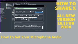 ShareX 161 UPDATED How To Get Missing Audio Source Options For Screen Recording [upl. by Retrac]