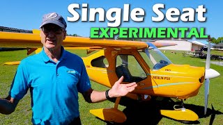 Single Seat Merlin Experimental Kit Aircraft YOU CAN AFFORD [upl. by Argent]