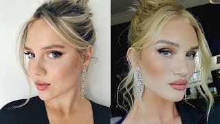 ROSIE HUNTINGTONWHITELEY  Celebrity Makeup  Elanna Pecherle [upl. by Medrek574]