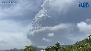 La Soufriere erupts extended report [upl. by Aivalf]