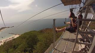 Labadee Haiti zipline dragons breath go pro [upl. by Rj900]