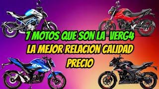 7 MOTOS URBANAS CON LA MEJOR RELACION CALIDAD PRECIO [upl. by Rosmarin]