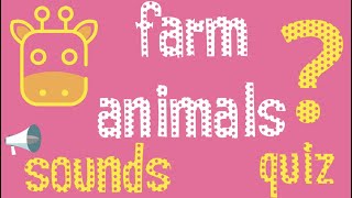 Farm Animals Sounds [upl. by Singleton149]