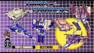 Transformers G1 Decepticon Triple Changer Blitzwing Vintage 1984 Toy Review [upl. by Enomor547]