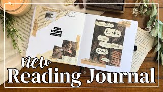 2024 READING JOURNAL SET UP🕯️New spread ideas  vintage vibes [upl. by Letch]