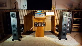 FISCHERampFISCHER SN470M LOUDSPEAKERS  FIRST HIFI DEMO  Song Faithless Lover  Charlie Musselwhite [upl. by Aneram]