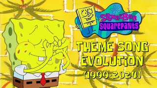 SpongeBob SquarePants Theme Song Evolution 19992024 [upl. by Rahmann]