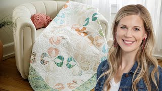 How to Make a Heart Flower Throw  Free Project Tutorial [upl. by Baillie]