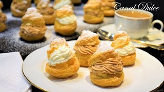 PROFITEROLES AUTÉNTITOS PASO A PASO O PASTA CHOUX [upl. by Urien]