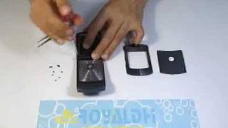 How to install Motorola V3 V3i Phone Front Back Housing [upl. by Eseneg]