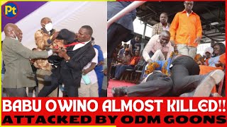 SAD NEWS😭😭ODM Goons Attacked Babu Owino in Homa Bay😭😭 [upl. by Trilbee285]