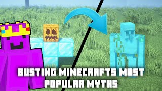 I BUSTED MineCrafts most POPULAR MYTHS [upl. by Carlie644]