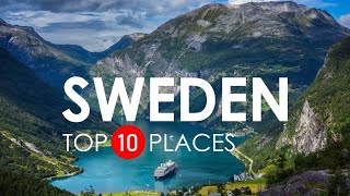 Top 10 Beautiful Places to Visit in Sweden  Sweden Travel Video [upl. by Beedon]