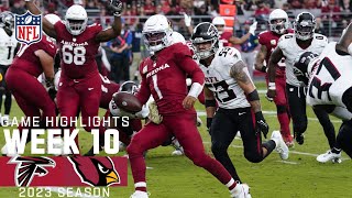 Atlanta Falcons vs Arizona Cardinals  2023 Week 10 Game Highlights [upl. by Nywde536]